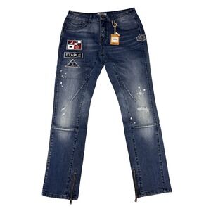 Jeff Staple Pigeon Med Stone Wash Jeans Size 38 Men's Jeans - New